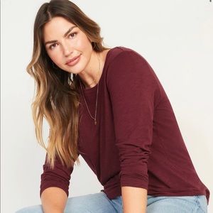 NWOT Old Navy Luxe Long Sleeve Shirt